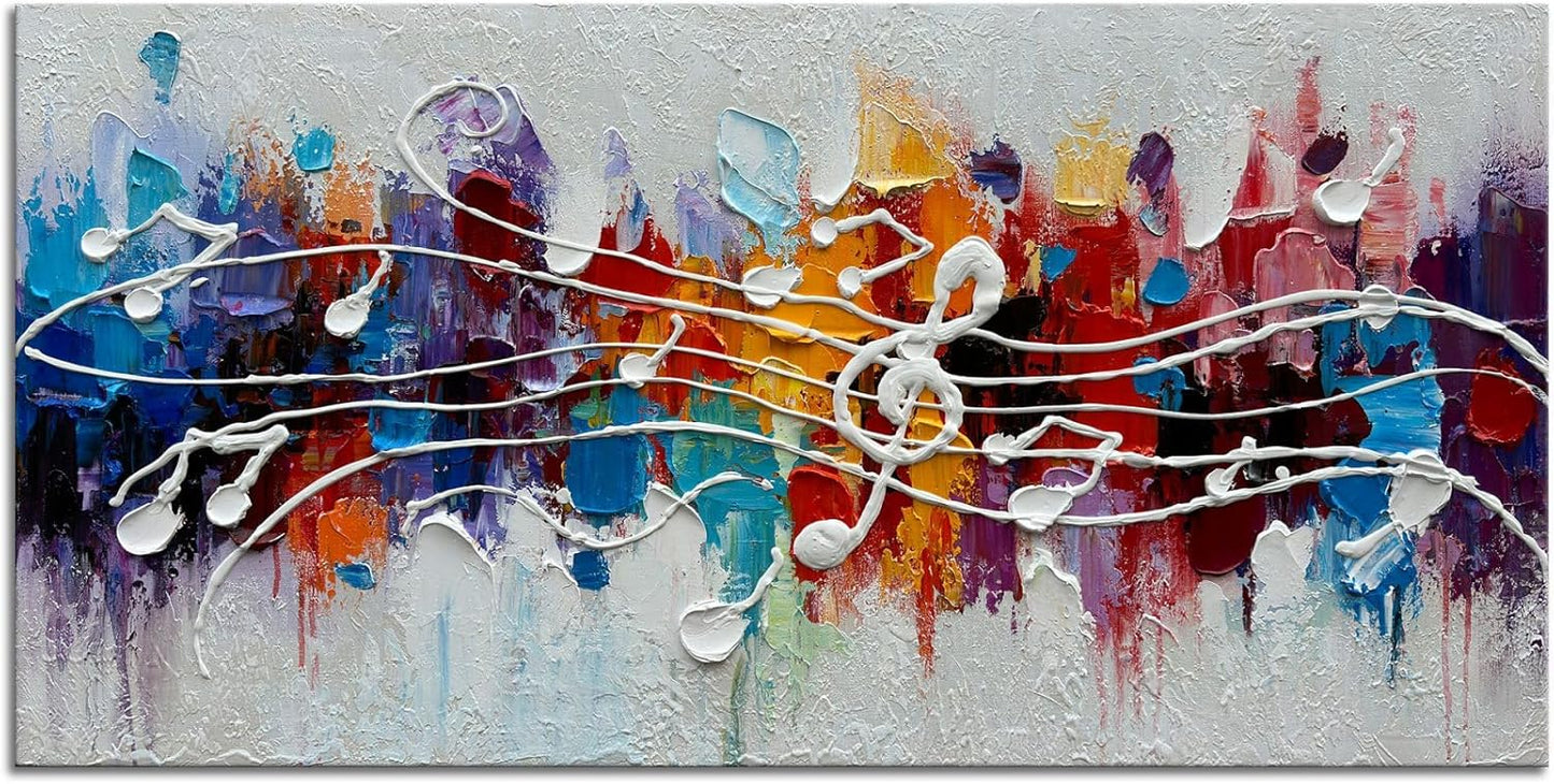 zoinart Hand Painted Modern Oil Paintings on Canvas Large Abstract Textured Canvas Wall Art, Abstract Paintings Framed Artwork for Home Decorations Ready to Hang